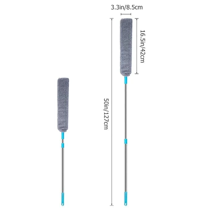 TELESCOPIC MICROFIBER DUSTER FOR HOME CLEANING