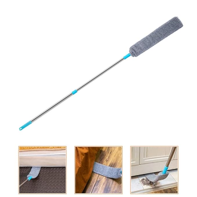 TELESCOPIC MICROFIBER DUSTER FOR HOME CLEANING