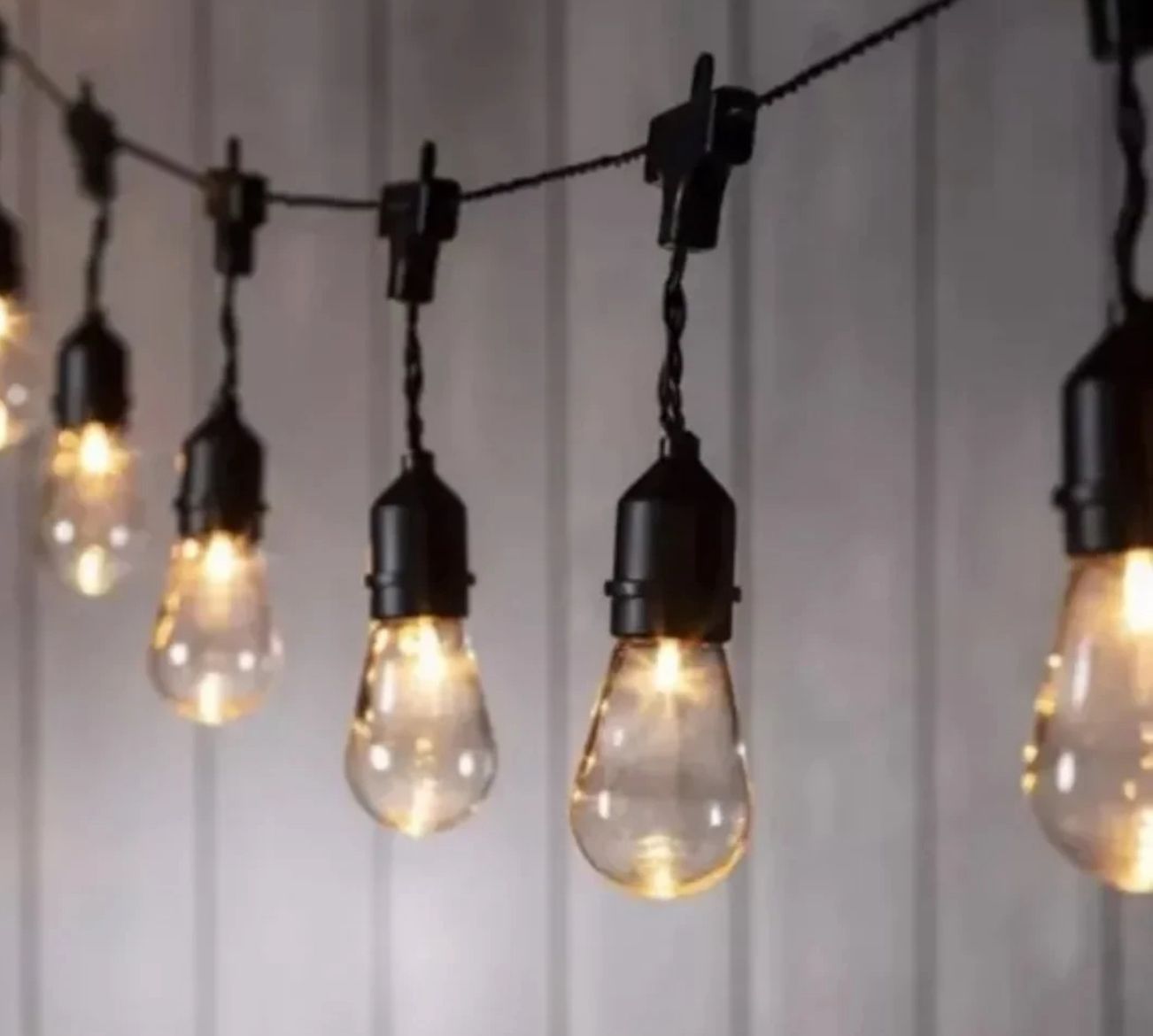 Vintage Outdoor String Lights – Waterproof Hanging Patio & Garden Bulbs