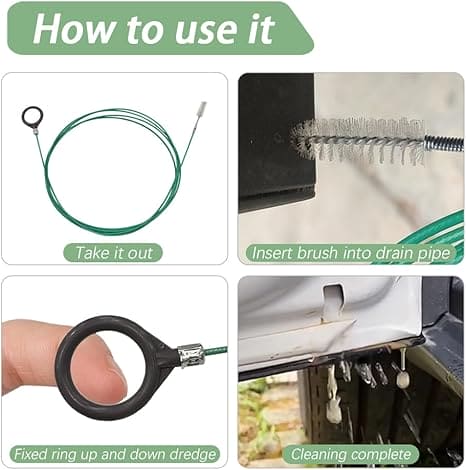 LONG PIPE CLEANING BRUSH FOR CAR DRAINAGE MAINTENANCE (LENGTH 2METERS)