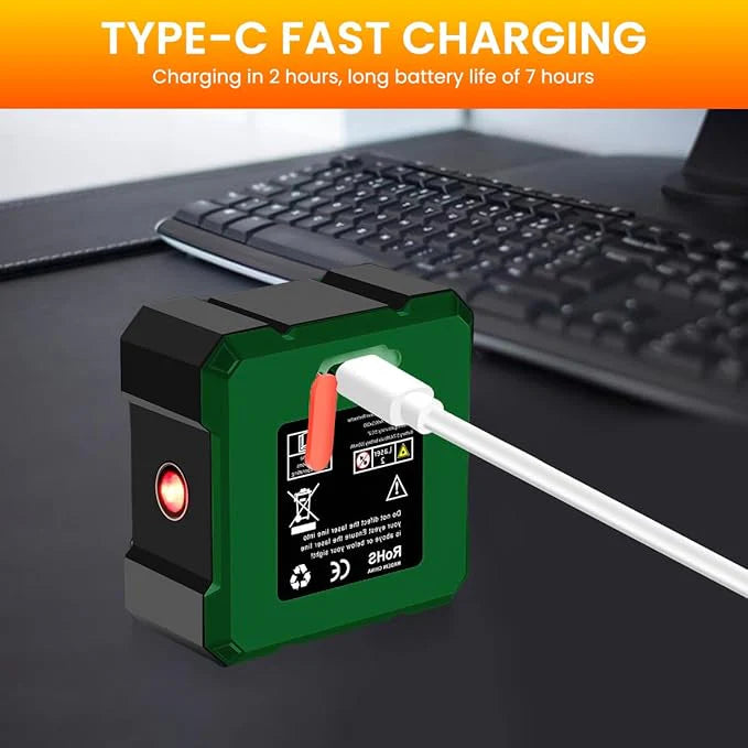 RECHARGEABLE MAGNETIC DIGITAL ANGLE FINDER & LEVEL GAUGE