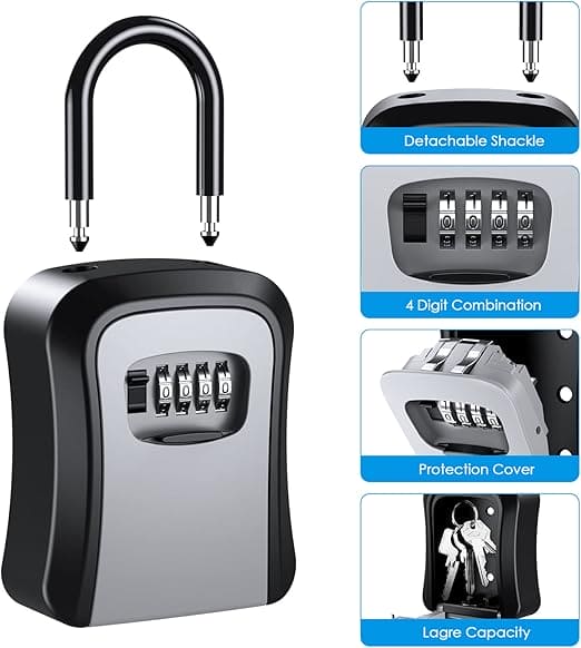 SECURE KEY LOCK BOX WALL-MOUNTED (Full Metal)