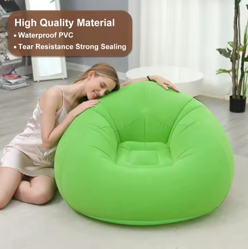 Inflatable lounge chairs (bean bag-style)