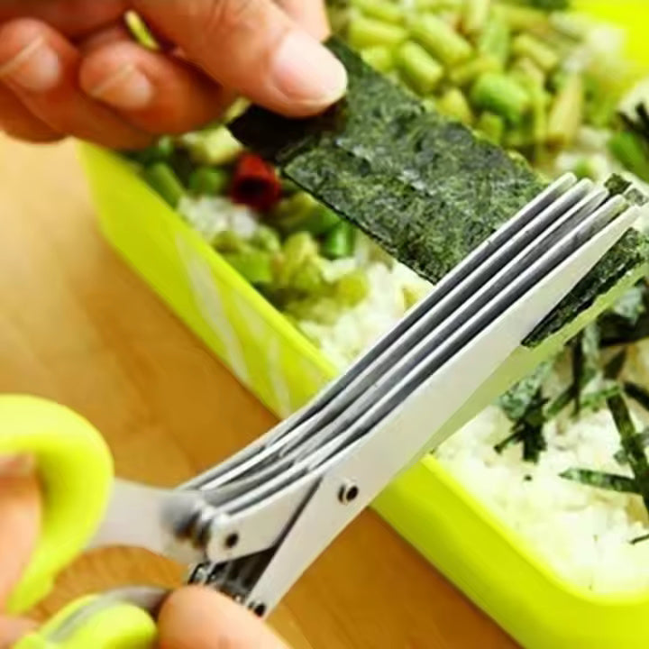 MULTI-FUNCTION HERB KITCHEN SCISSORS