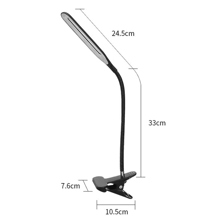 Long Arm Clamp Dimming Table Lamp