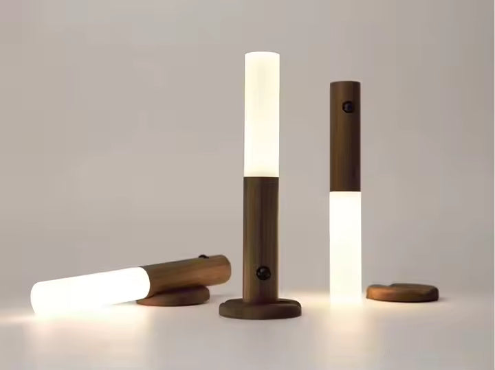 Decorative Night Wooden Sensor Light Wall Lamp