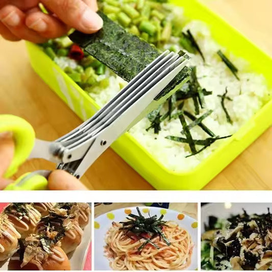 MULTI-FUNCTION HERB KITCHEN SCISSORS