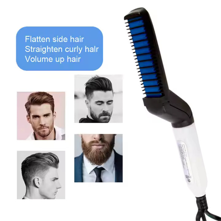 Ionic Hair Beard Grooming Brush for Men