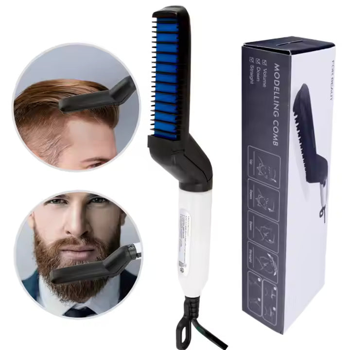 Ionic Hair Beard Grooming Brush for Men