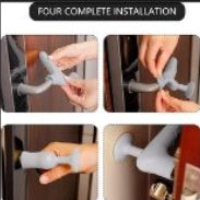 PACK OF 4 SILICONE DOOR HANDLE COVERS