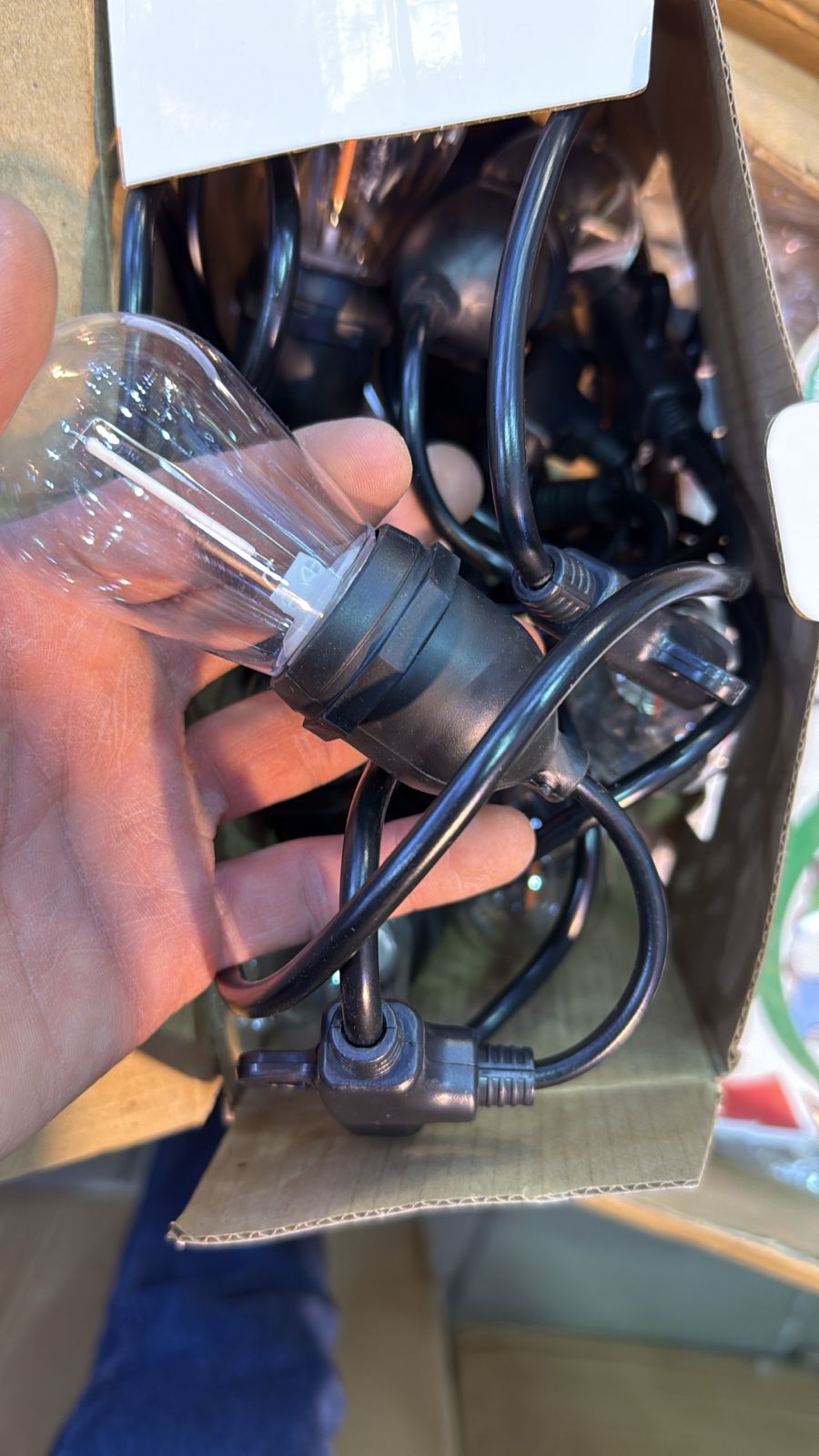 Vintage Outdoor String Lights – Waterproof Hanging Patio & Garden Bulbs