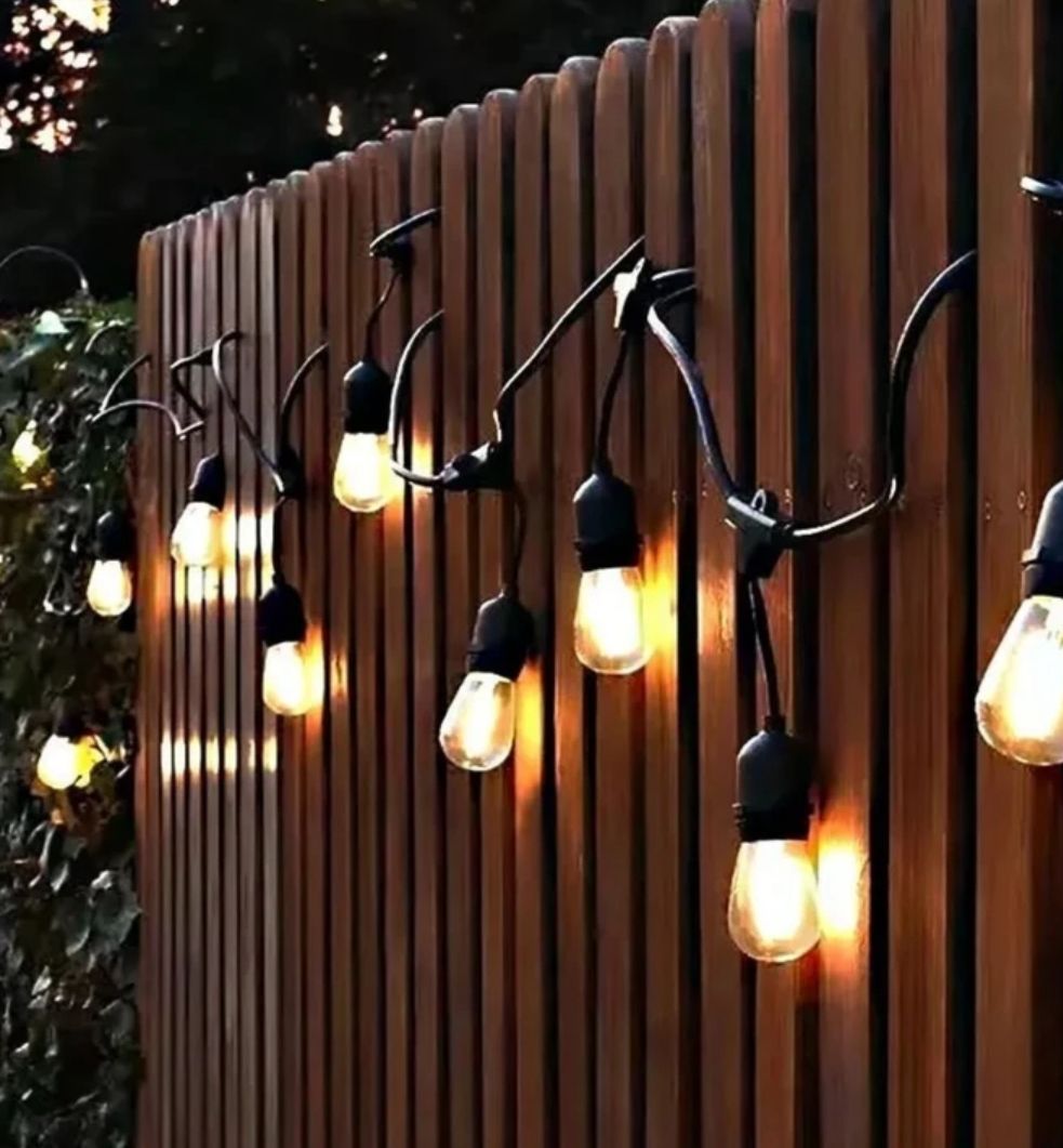 Vintage Outdoor String Lights – Waterproof Hanging Patio & Garden Bulbs